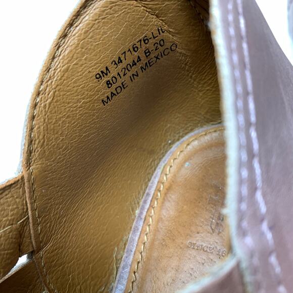 Frye Ray Huarache Shootie Bootie Ankle Boot Womens Size 9 Mauve Leather *READ - Picture 9 of 10